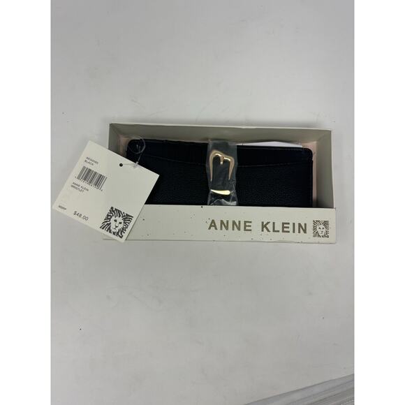 Anne Klein Wristlet - Black Wallet and Card Organizer - Picture 1 of 5